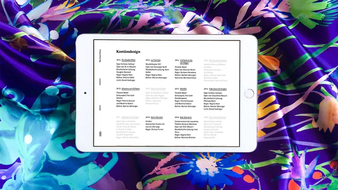 bernhard duss textildesigner illustrator kostuembildner webdesign ui ux programmierung 56