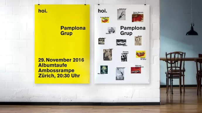 pamplona grup band musik zuerich artwork digipack plakat poster