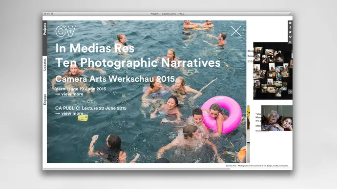 hochschule luzern design und kunst hslu camera arts responsive webdesign ui ux 1