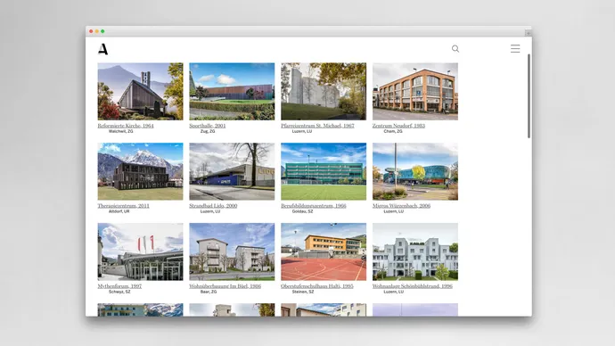 hochschule luzern technik architektur hslu architekturagenda architekturbibliothek corporate design webdesign ui ux 3