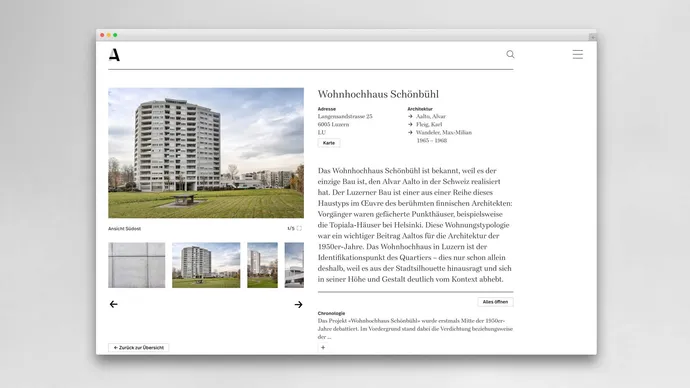 hochschule luzern technik architektur hslu architekturagenda architekturbibliothek corporate design webdesign ui ux 9