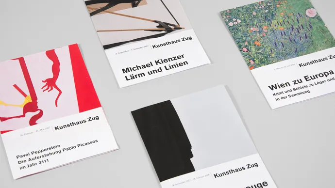 kunsthaus zug kunst corporate design editorial flyer gestaltung 21