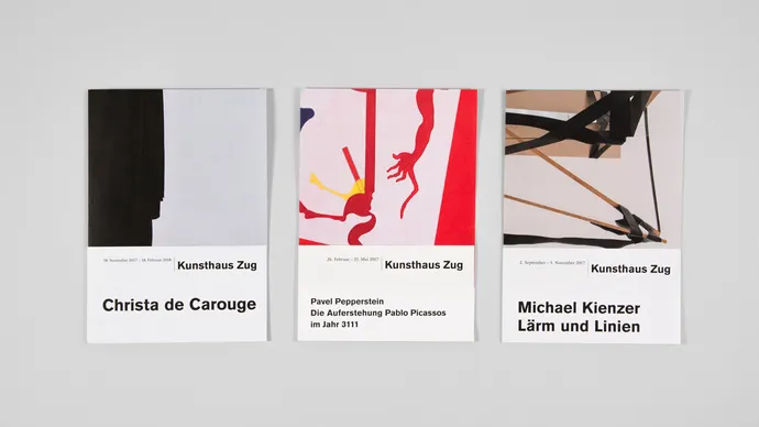 kunsthaus zug kunst corporate design editorial flyer gestaltung 182