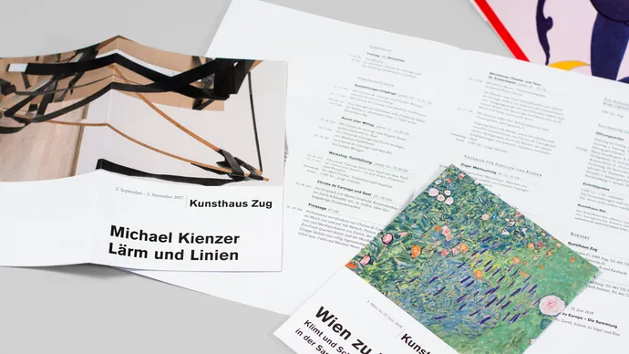 kunsthaus zug kunst corporate design editorial flyer gestaltung 183