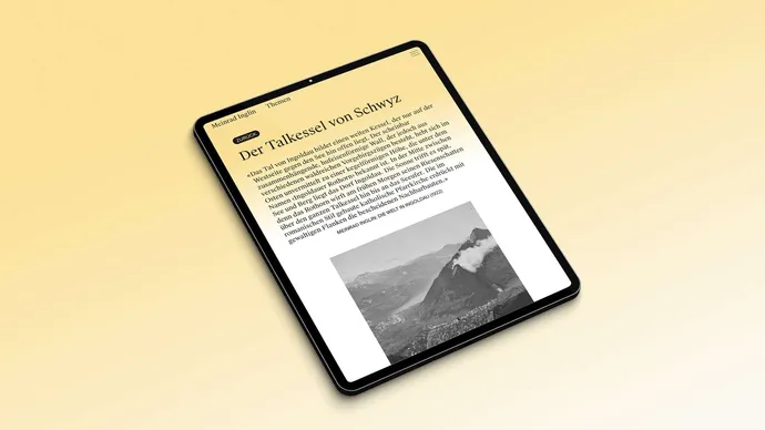 meinrad inglin stiftung luzern webdesign corporate design ui ux tablet