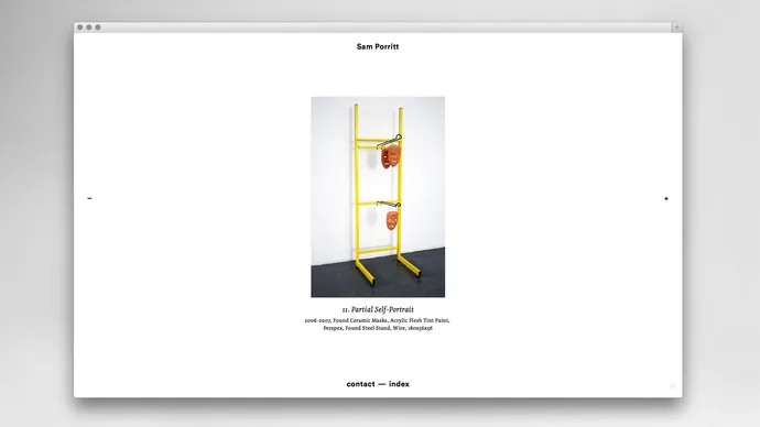 sam porritt kuenstler kunst corporate webdesign ui ux index 15