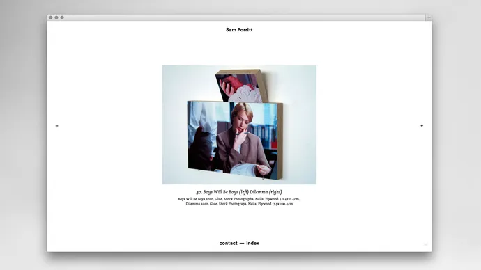 sam porritt kuenstler kunst corporate webdesign ui ux index 17