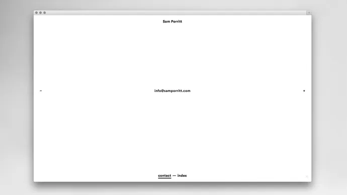 sam porritt kuenstler kunst corporate webdesign ui ux index 18