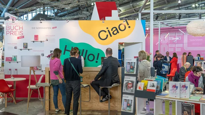 sbvv schweizer buchhandels und verlags verband schweizer messestand frankfurter buchmesse 1