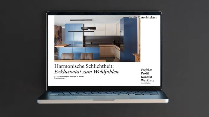 studio c architekten st moritz graubuenden engadin corporate design webdesign ui ux desktop 2