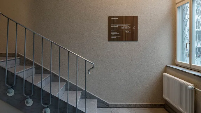 signaletik zhb zentral und hochschul bibliothek luzern 2015
