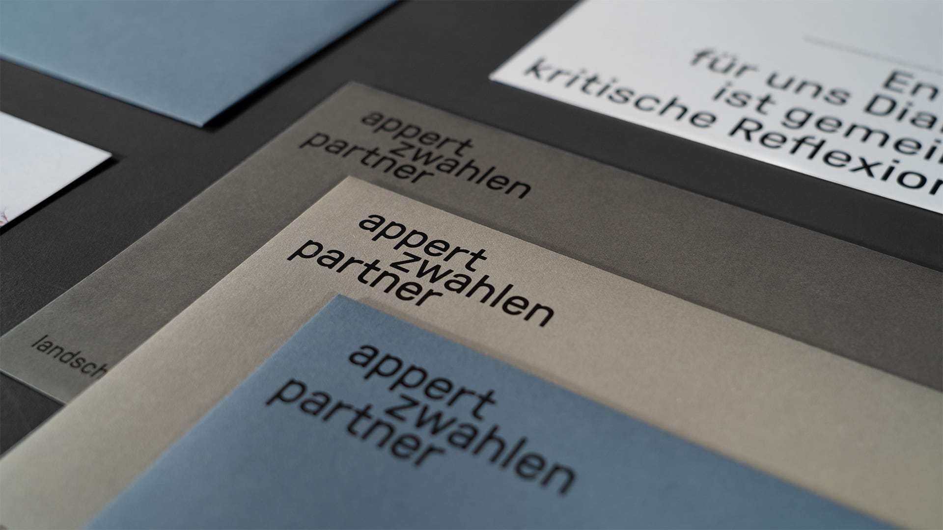 l’équipe [visuelle] – Grafik Agentur Emmenbruecke Luzern – Corporate Design, Webseite, Logo für Appert Zwahlen Partner Landschaftsarchitekten
