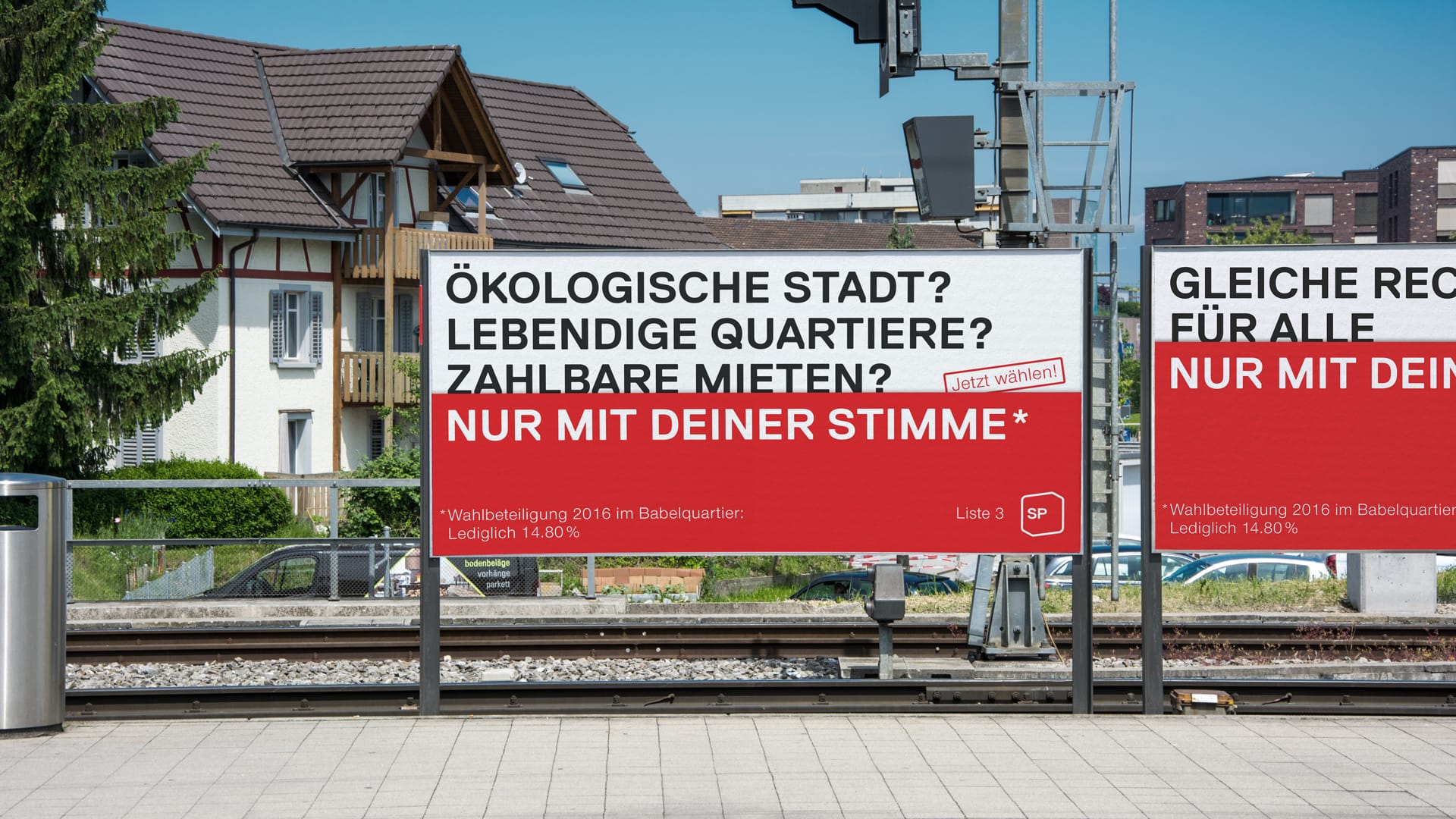 SP Stadt Luzern – Luzern für alle statt für wenige – Wahlkampagne für die städtischen Wahlen 2020 – l’équipe visuelle – Grafik und Werbung